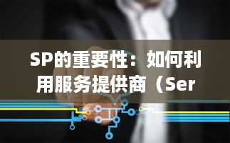 SP的重要性：如何利用服务提供商（Service Provider）有效提高业务运营效率 v8.7.8下载