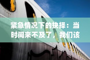 紧急情况下的抉择：当时间来不及了，我们该如何在车CH上求生 v3.3.2下载