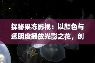 探秘果冻影视：以颜色与透明度播放光影之花，创造全新的视觉体验玄妙世界