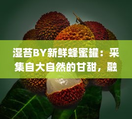 湿苔BY新鲜蜂蜜罐：采集自大自然的甘甜，融合绿色生态与健康美味的完美选择