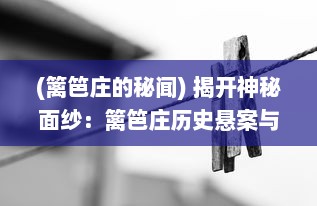 (篱笆庄的秘闻) 揭开神秘面纱：篱笆庄历史悬案与惊人秘闻深度剖析