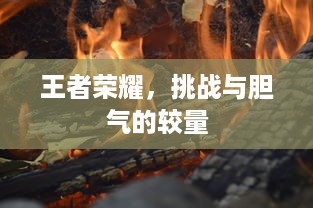 王者荣耀，挑战与胆气的较量