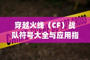 穿越火线（CF）战队符号大全与应用指南